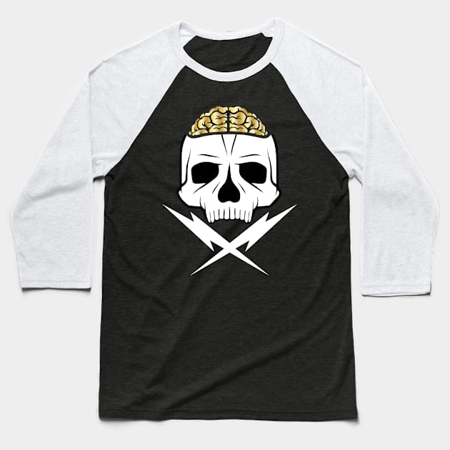 cross bones Baseball T-Shirt by janvimar